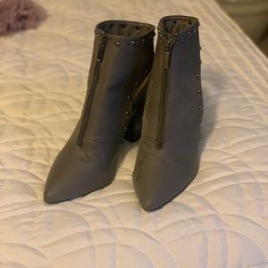 Mark Grey Booties. Like new, size 9.